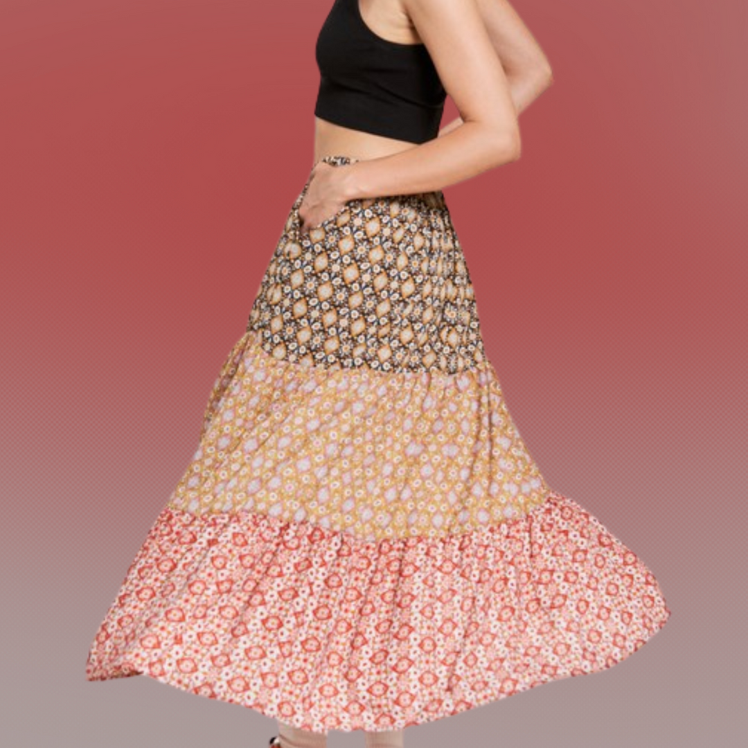 Women's Skirts Made in USA.  Midi, Mini and Maxi Skirts for all Occasions Made in America at Classy Cozy Cool Women's Made in USA Boutique