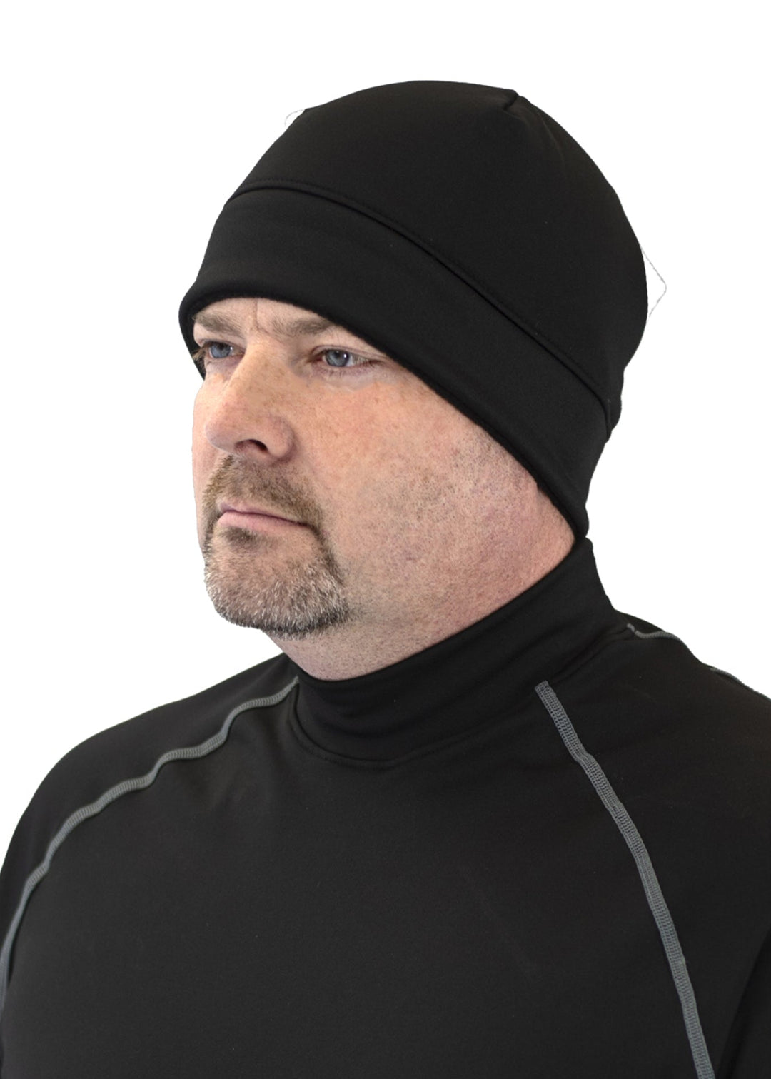 WSI Sportswear ARCTIC FLEECE BEANIE HAT in Black Made in USA, Soft fleece lined hat for added warmth, Cuff band for added comfort, Proudly Made in USA since 1990