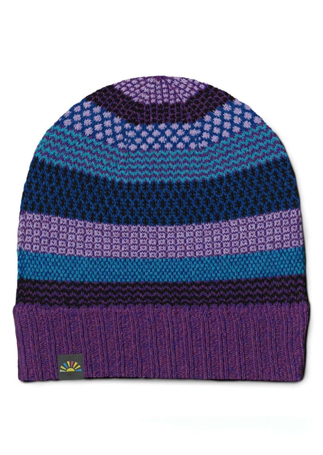 Solmate RASPBERRY Knitted Beanie Hat with Colors turquoise, purple, black, lilac, royal blue | Made in USA | Classy Cozy Cool Women's Made in America Clothing Boutique
