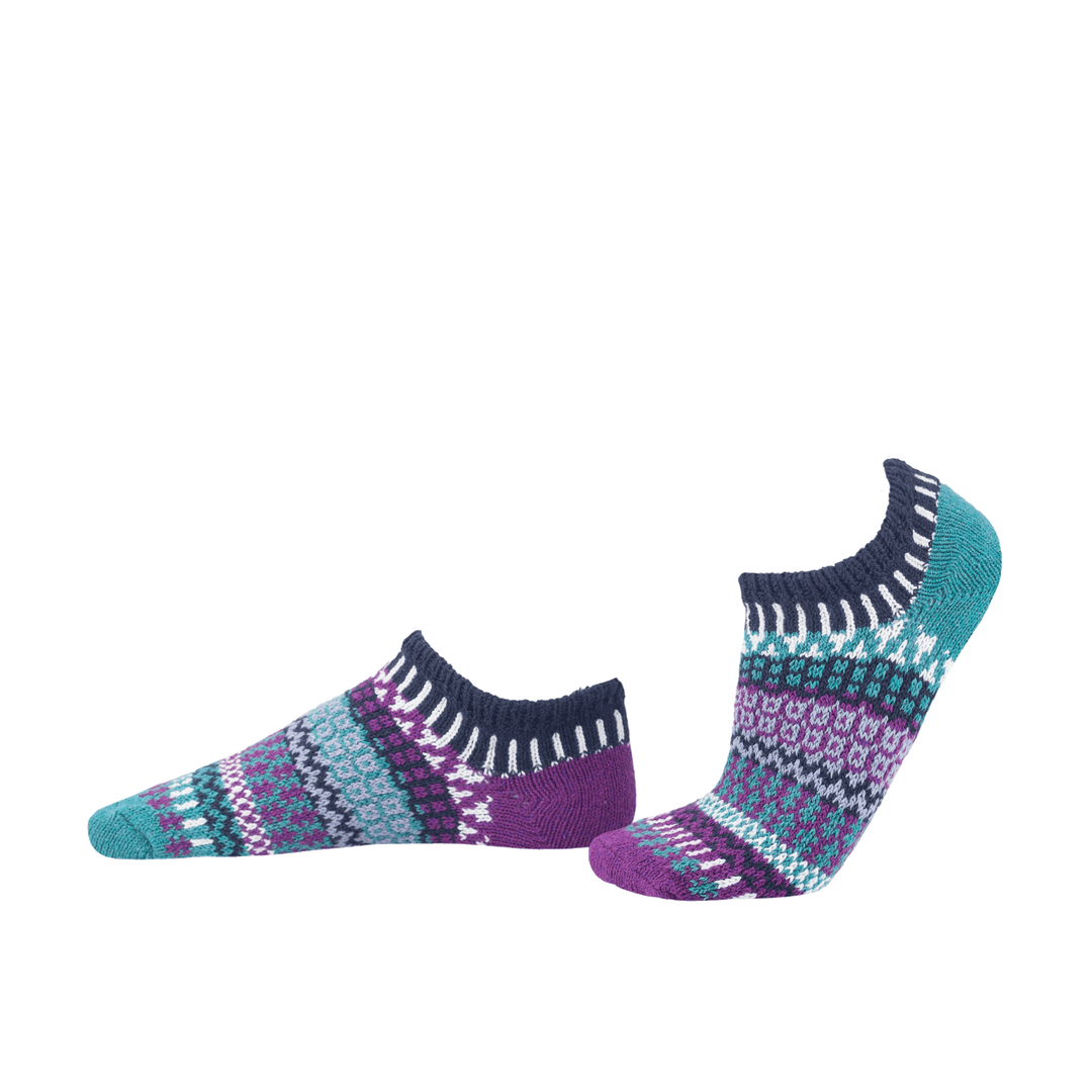 Solmate MOONSTONE Knitted Ankle Socks | Made in USA | These socks are delightfully mismatched & so very comfortable. American Made Women's Boutique.