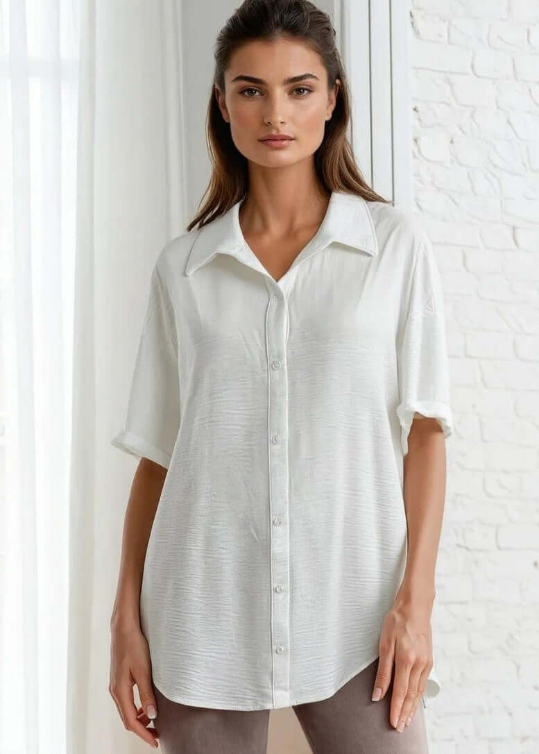 Julie Oversized Button Down Medium Julie Oversized Button Down Medium