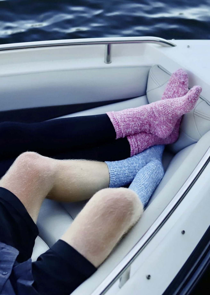 Solmate Socks Cabin Knitted Crew Socks Proudly Made USA | Cabin Socks bring incredible comfort with an outdoorsy look | American Made Clothing