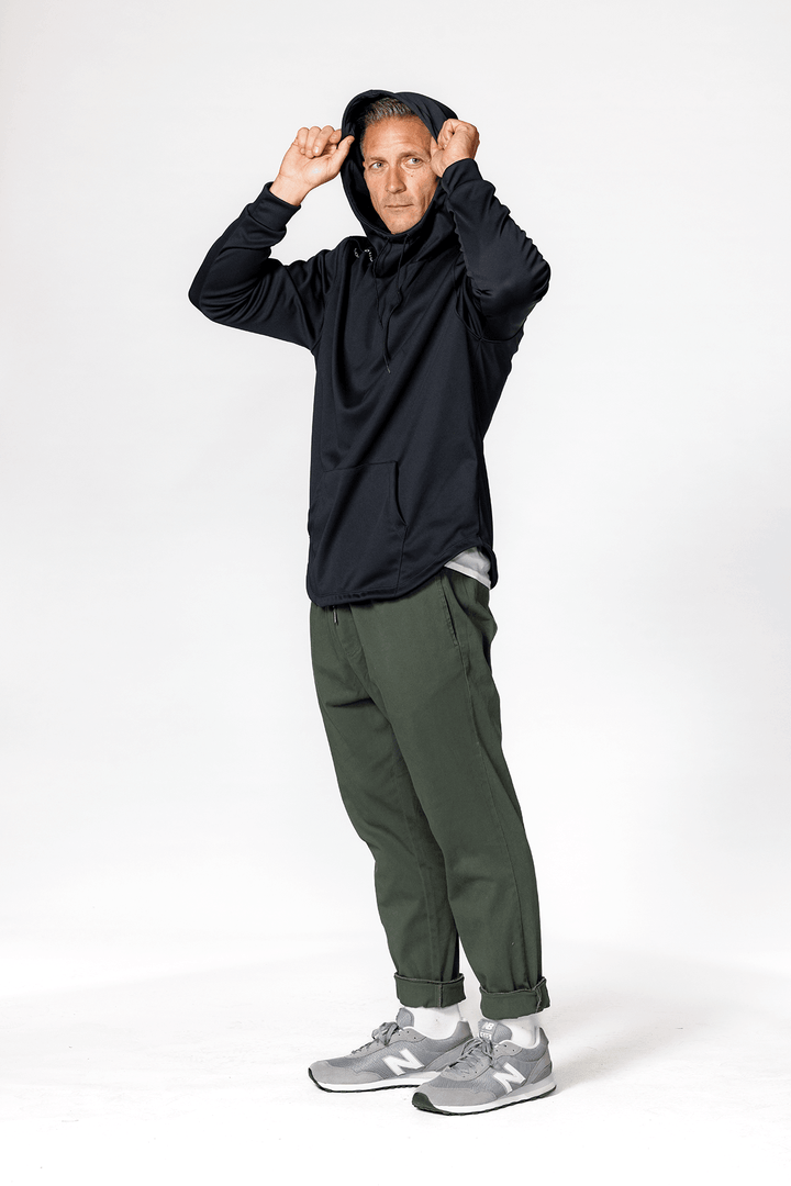 Made in USA Boathouse Unisex Men's Tailwind Hoodie in Black, Crafted from our signature Stretch-Lite™ fabric, this hoodie is naturally breathable and extremely comfortable