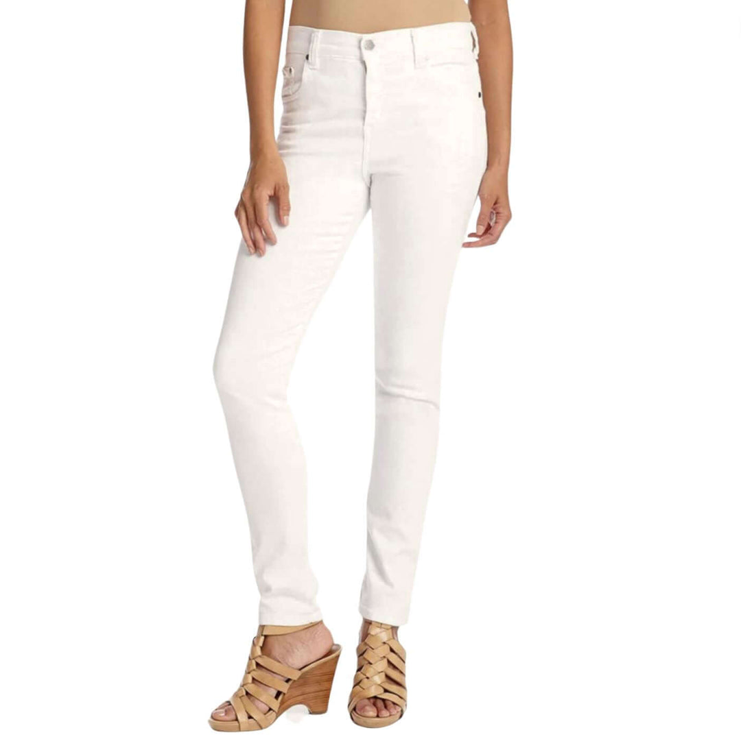 Made in USA, A comfortable classic from Karen Kane, the Zuma Twill Ladies Jean is now even more sleek and slimming with a new cropped cut | Style L82099 | Color: Cream