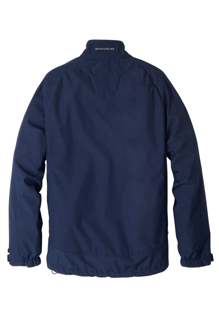 Boathouse Men's Equinox Soft Shell Jacket Made in USA, The perfect all-weather jacket. Water-resistant, breathable, and lightweight, the Equinox Jacket will handle any endeavor with comfort, warmth, and ease. Color: Navy