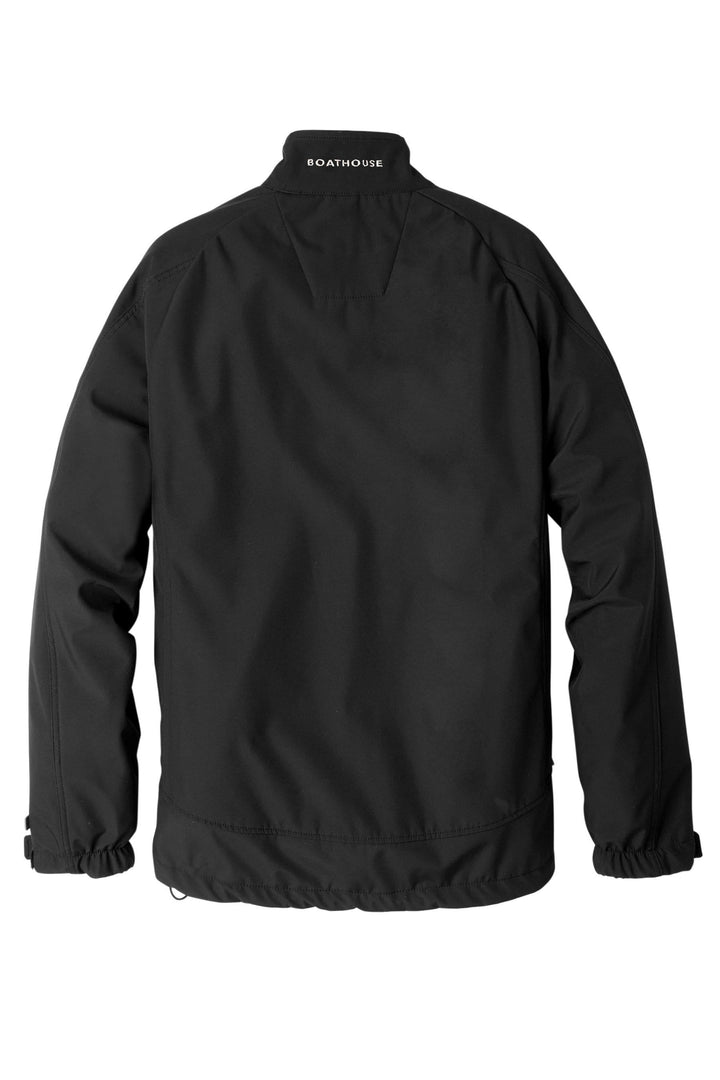 Boathouse Men's Equinox Soft Shell Jacket Made in USA, The perfect all-weather jacket. Water-resistant, breathable, and lightweight, the Equinox Jacket will handle any endeavor with comfort, warmth, and ease. Color: Black