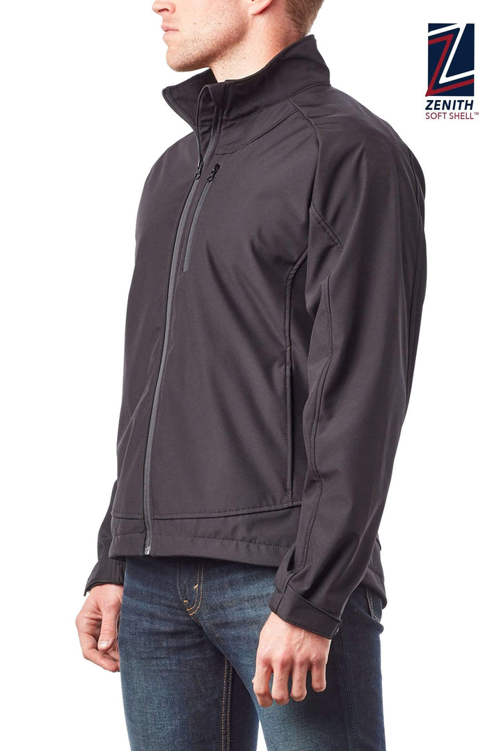 Boathouse Men's Equinox Soft Shell Jacket Made in USA, The perfect all-weather jacket. Water-resistant, breathable, and lightweight, the Equinox Jacket will handle any endeavor with comfort, warmth, and ease.