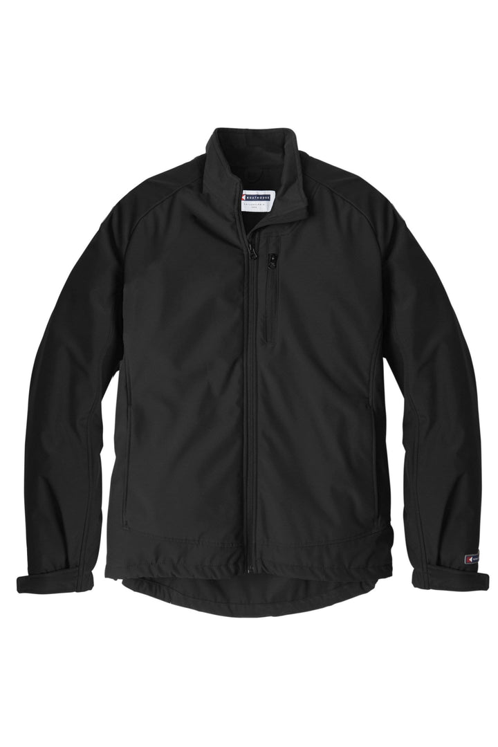 Boathouse Men's Equinox Soft Shell Jacket Made in USA, The perfect all-weather jacket. Water-resistant, breathable, and lightweight, the Equinox Jacket will handle any endeavor with comfort, warmth, and ease. Color: Black