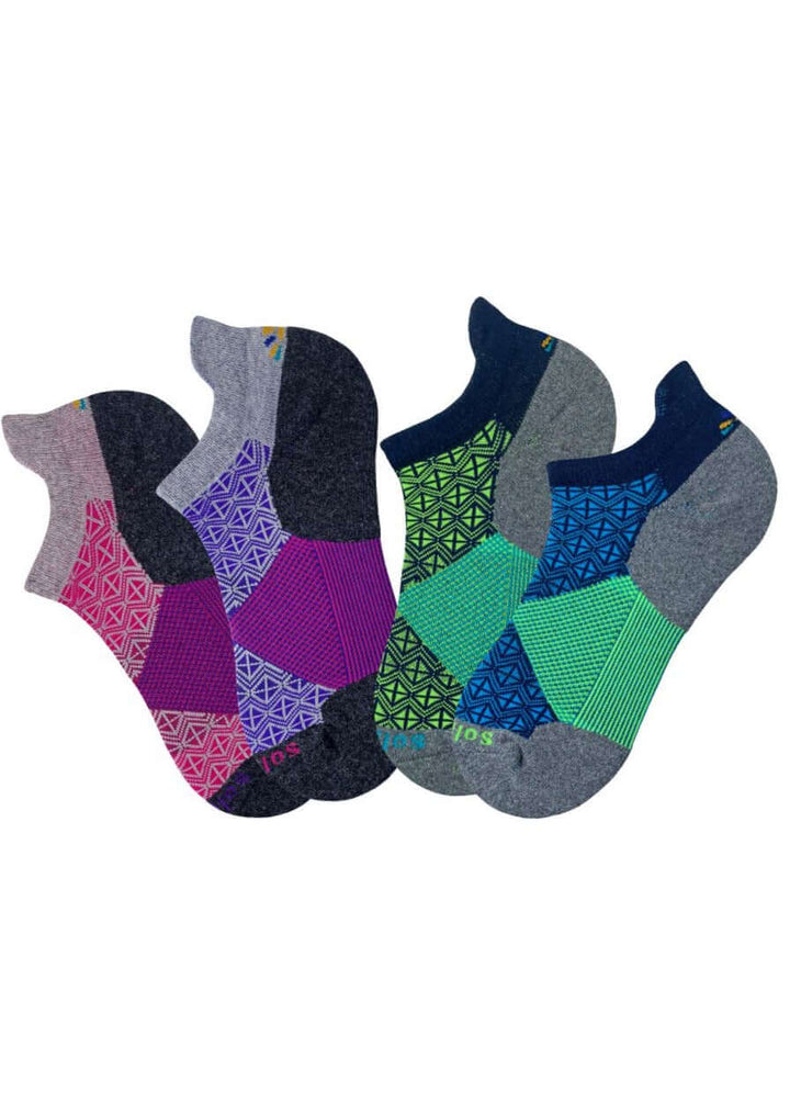 Solmate Performance Ankle Wool Socks Proudly Made USA | These socks are delightfully mismatched & so very comfortable.  Classy Cozy Cool Women's Boutique.