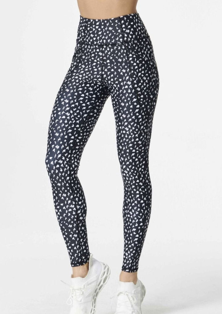 Printed Yoga Leggings with Pockets | NUX | Style #PW0107 | Made in the USA | Classy Cozy Cool Women’s Clothing Boutique