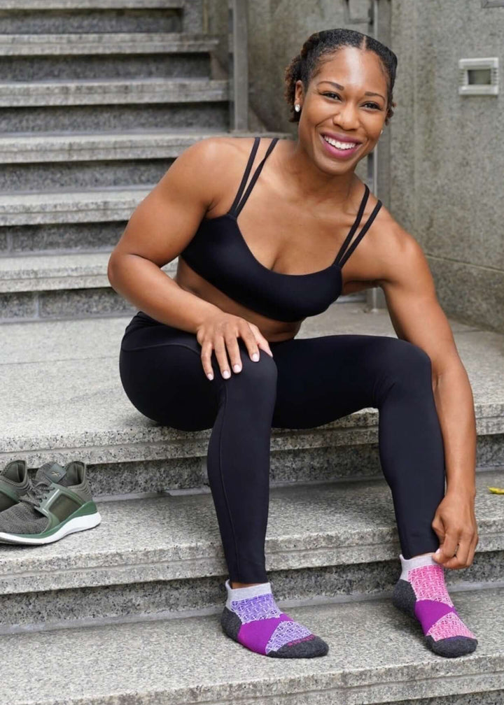 Solmate Performance Ankle Wool Socks Proudly Made USA | These socks are delightfully mismatched & so very comfortable.  Classy Cozy Cool Women's Boutique.