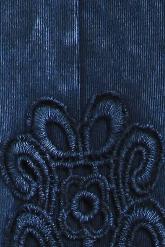 Electric Blue Chatoyant Mineral Washed Boot Cut Jeggings with Crochet Detail Hem Style# C30372 | Women's Fashion Clothing made in USA | Classy Cozy Cool Boutique