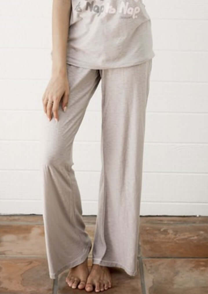 Sleepaholik Luxury Travelers Loungewear Pants Made in USA with Fabric that is Made in USA! New Trendy Light & Luxurious Loungewear Line!