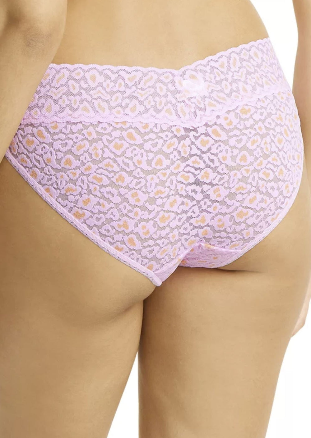 Hanky Panky Signature Lace X-Dye Leopard V-Kini Rose Petal Orange Blossom | Made in the USA | Classy Cozy Cool Women’s American Clothing Boutique