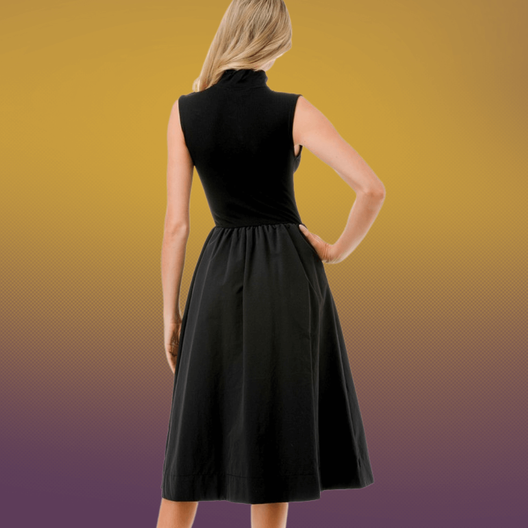 Women's midi and knee length dresses made in the USA & Sold at Classy Cozy Cool Made in America Boutique
