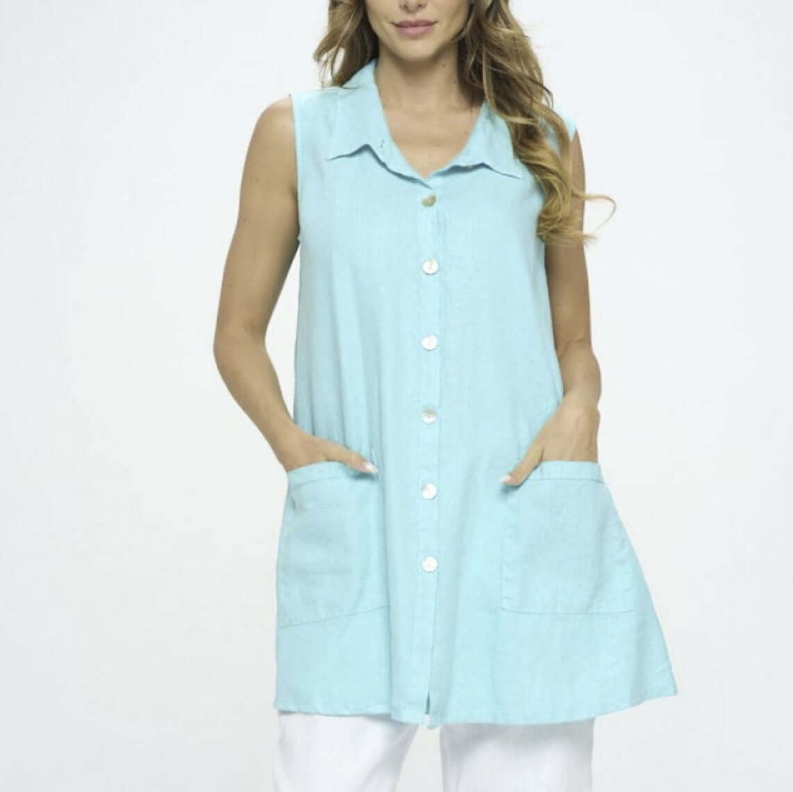 USA Made 100% Linen Women's Clothing | Pants, Dresses, Tops, Jackets, Shorts | Classy Cozy Cool Women's Made in America Clothing Boutique