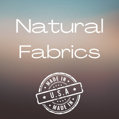 USA Made Natural Fabric Ladies Clothing.  Apparel Made with Cotton, Linen, Bamboo or Wool Fabric.