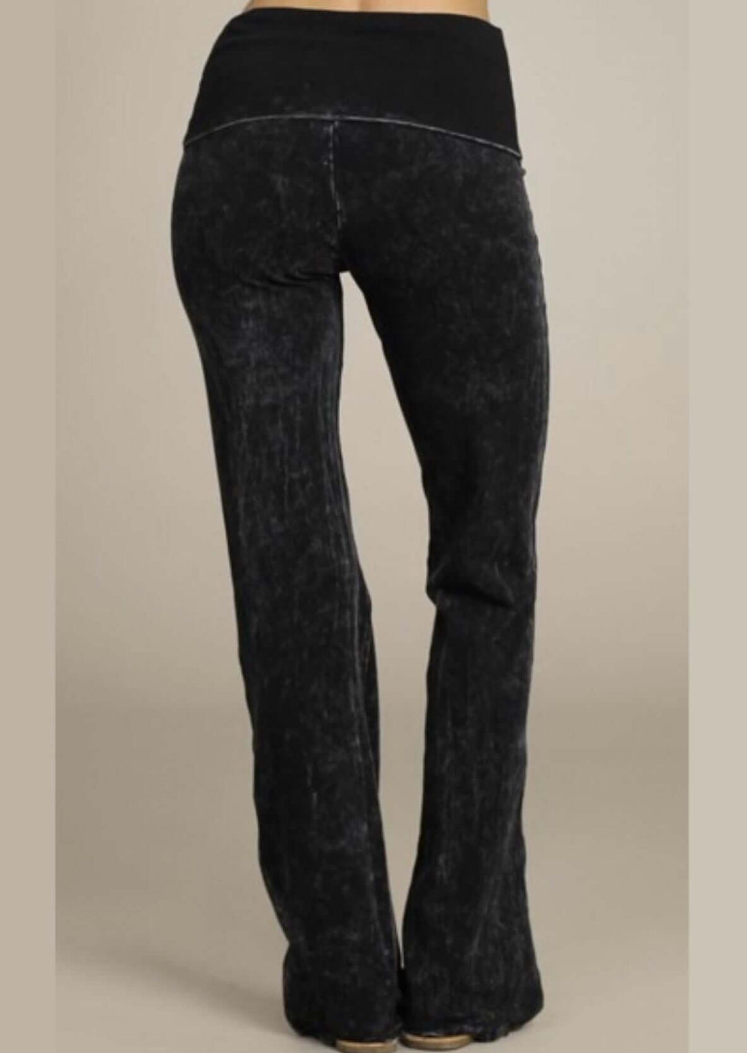 Bootcut Flare Mineral Washed Jeggings
