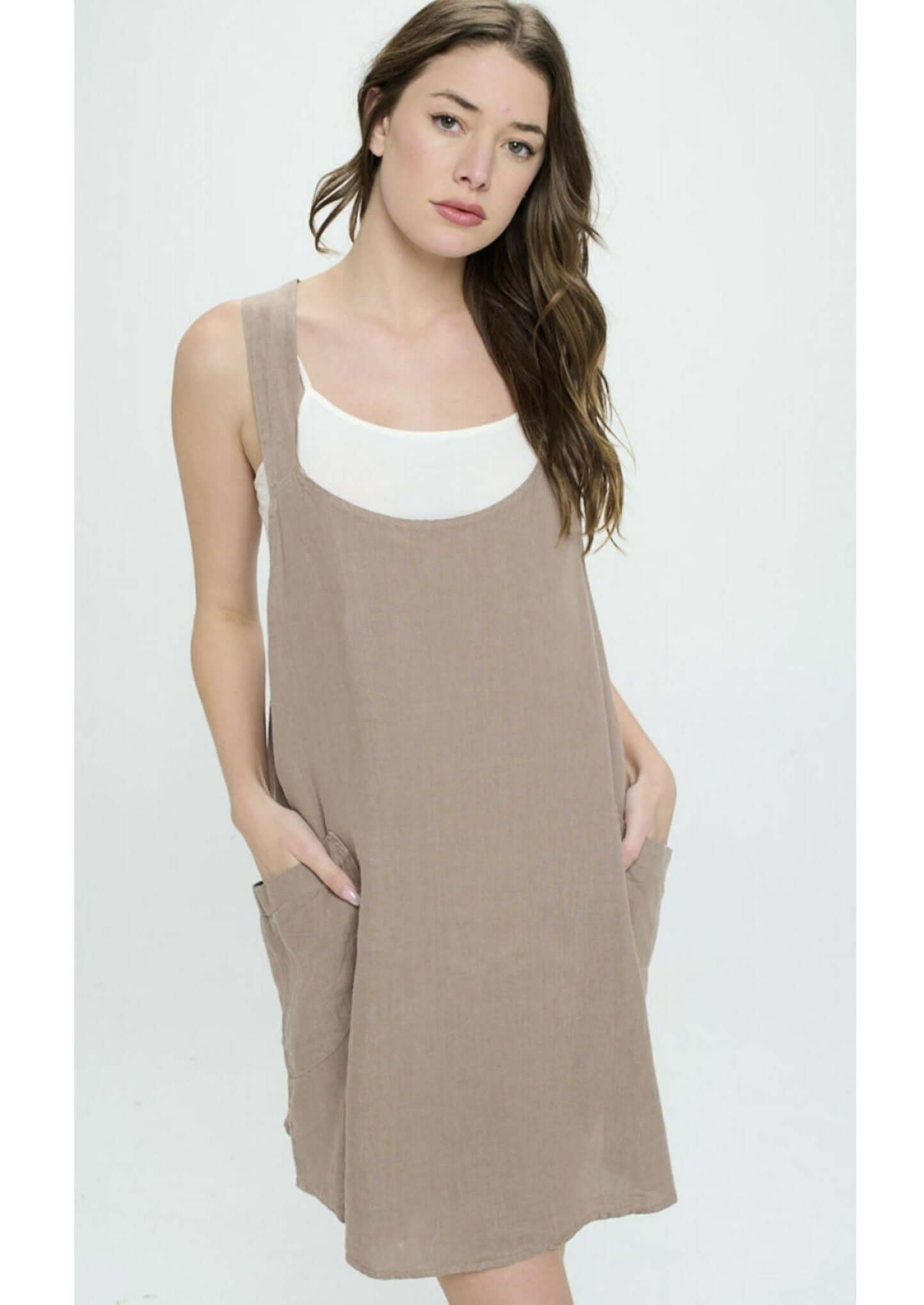 Linen dress on sale made in usa