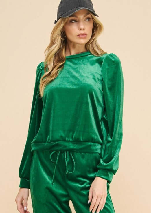Glam Velour Set Tracksuit