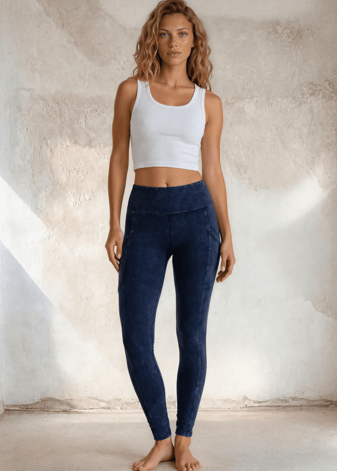 Plano Perfect Fit Pocket Leggings (Dark Denim)