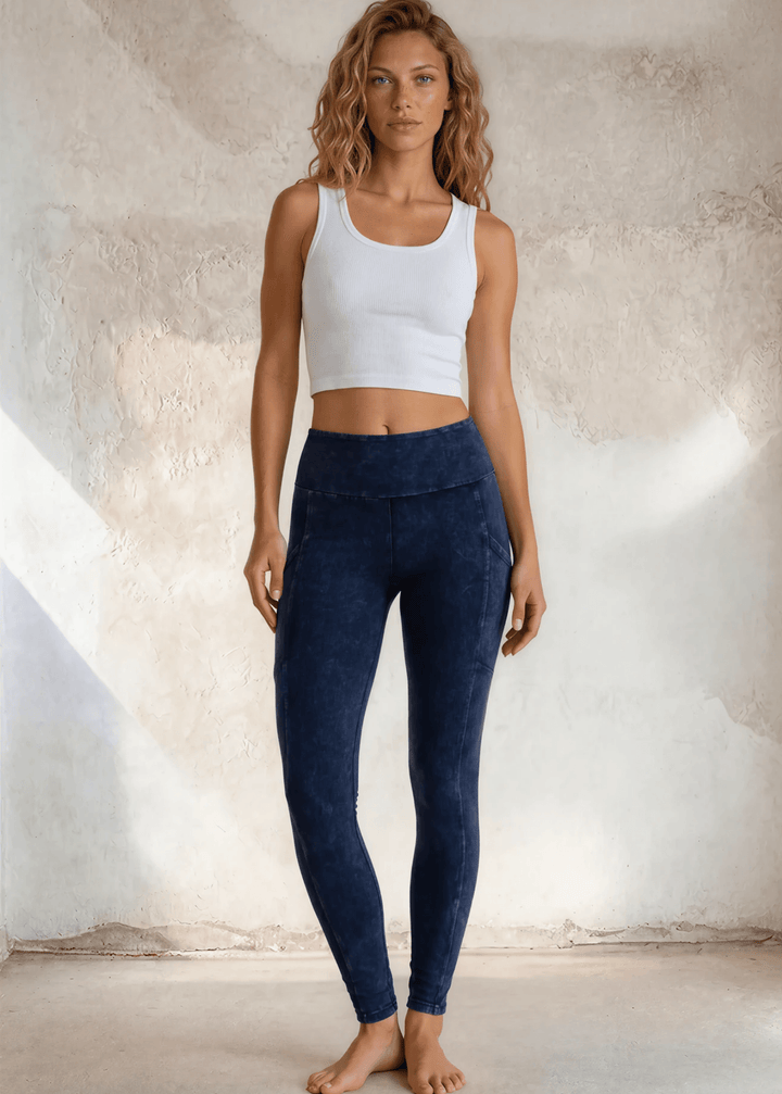 Plano Perfect Fit Pocket Leggings (Dark Denim)