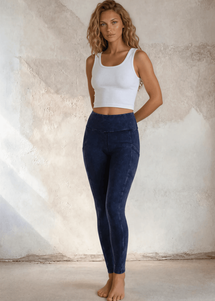 Plano Perfect Fit Pocket Leggings (Dark Denim)