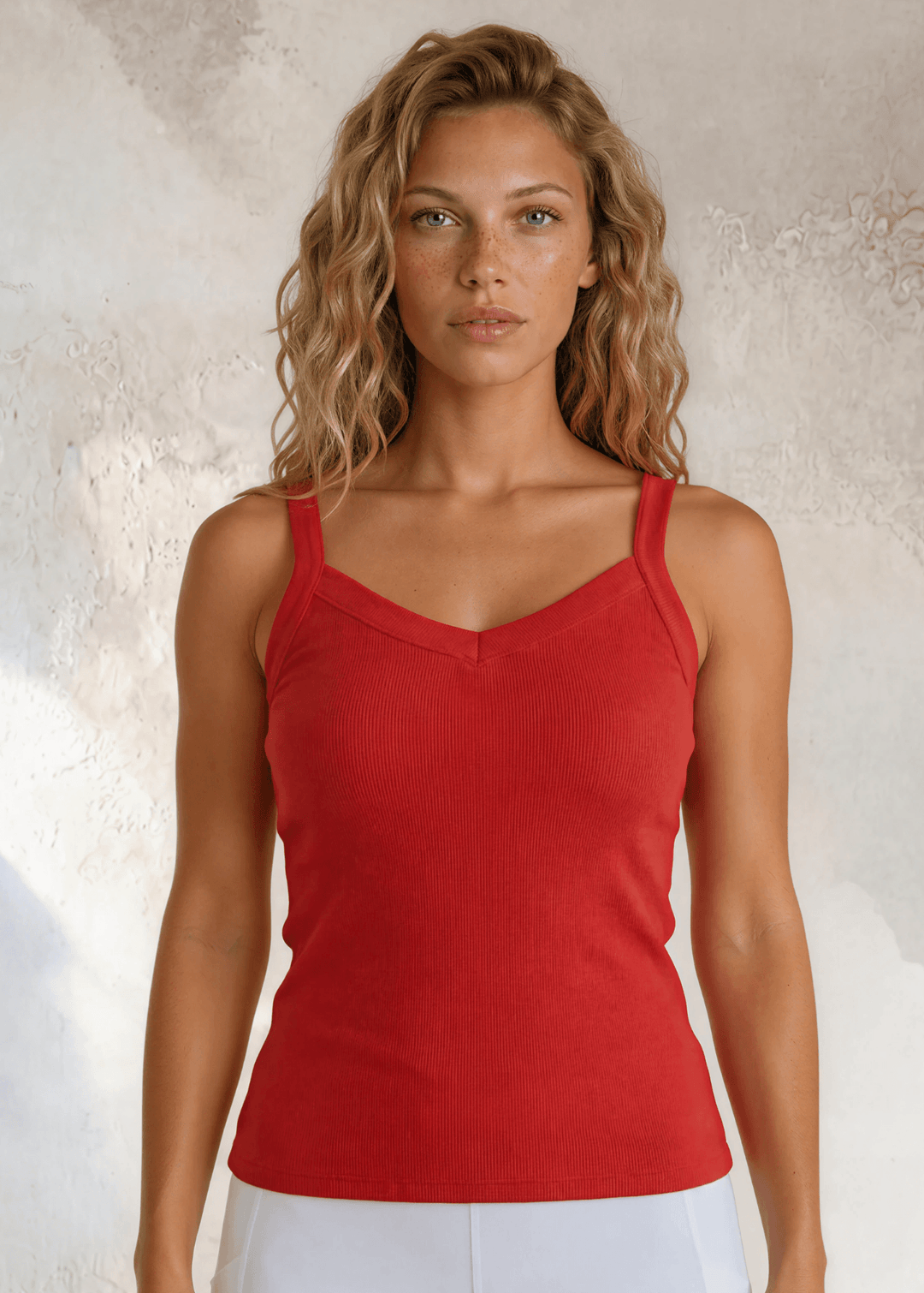 red dress tank top Red Tank Dress