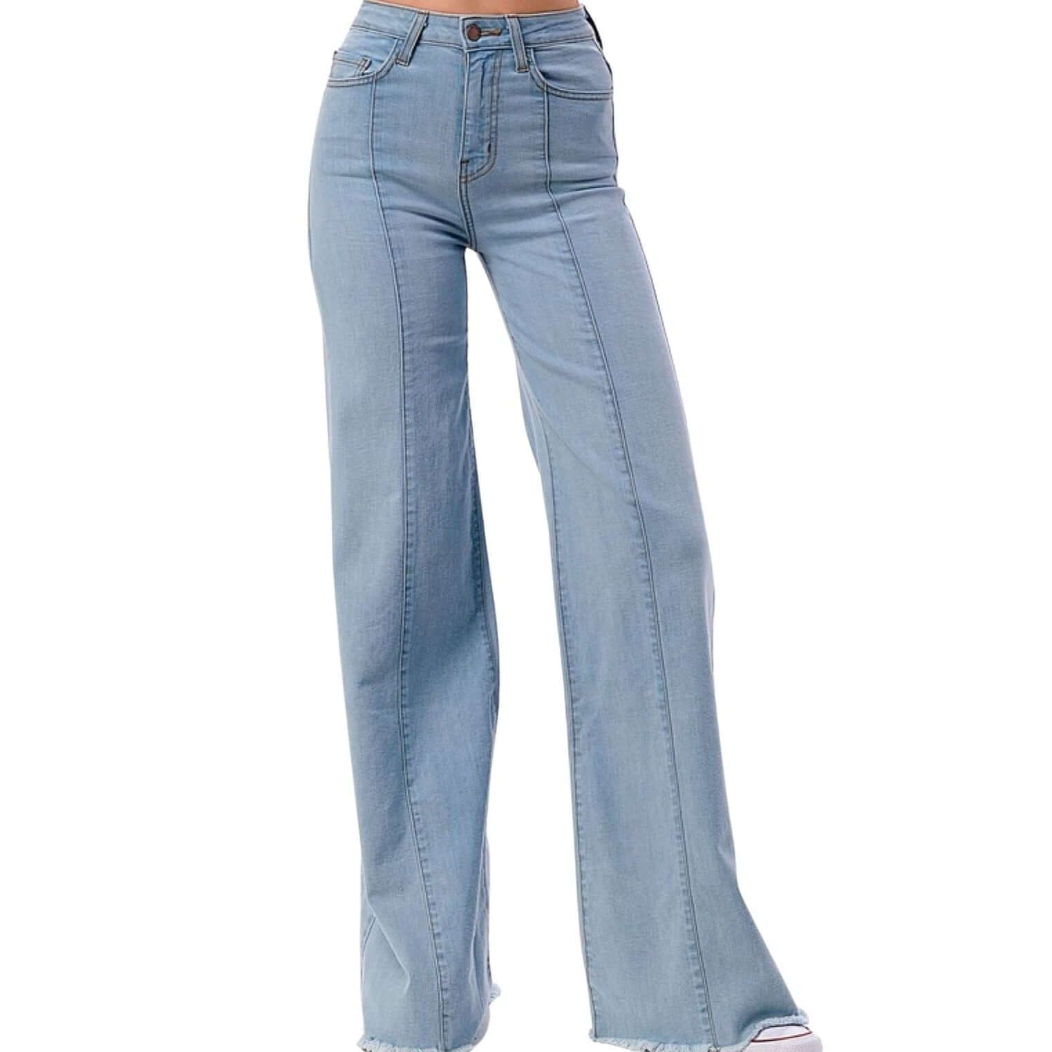 High Waist Flare Leg Denim Jeans Made in USA