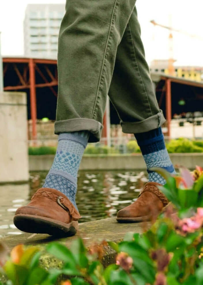 Horizon Knitted Crew Socks