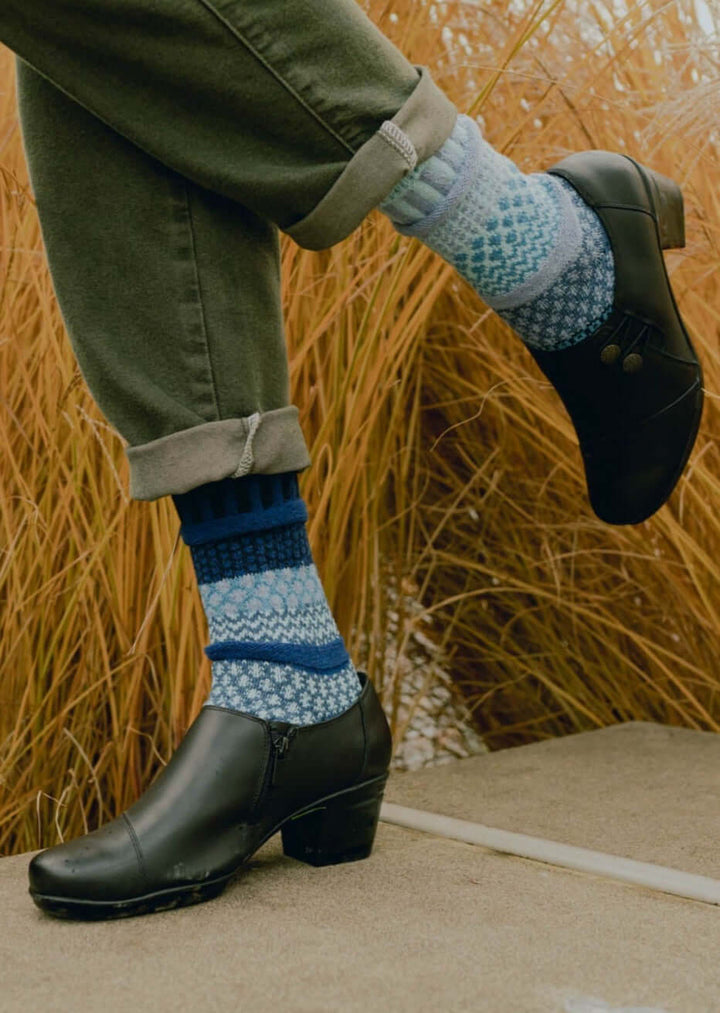 Horizon Knitted Crew Socks