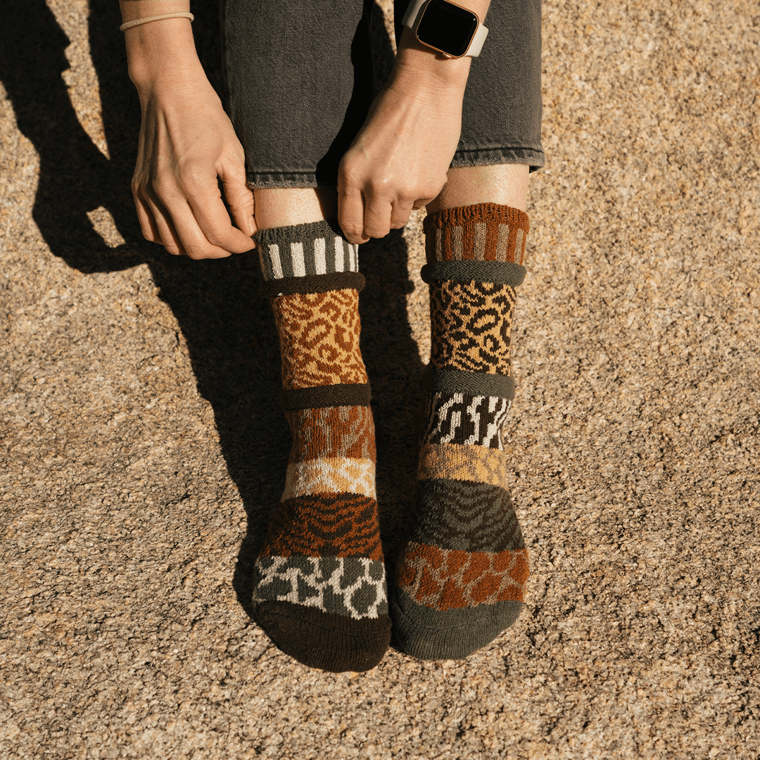 SAVANNAH Knitted Crew Socks