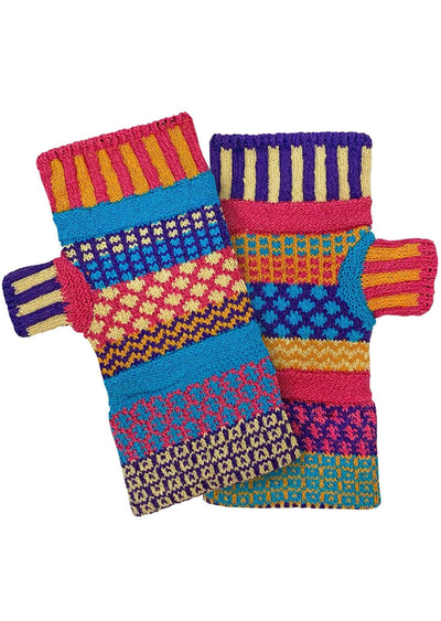 Solmate SUNNY Knitted Fingerless Mittens  | Made in USA | Classy Cozy Cool Women's Made in America Clothing Boutique