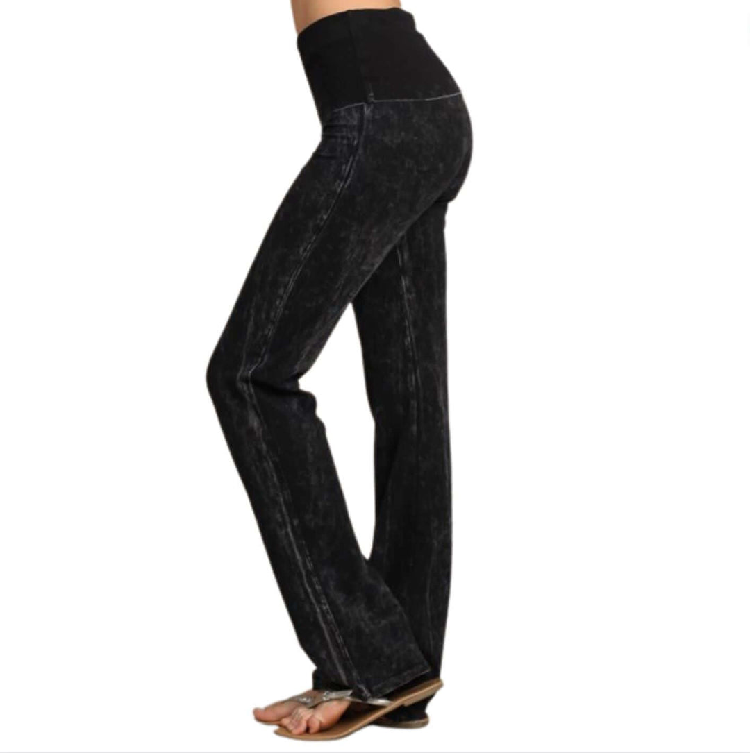 Bootcut Flare Mineral Washed Jeggings