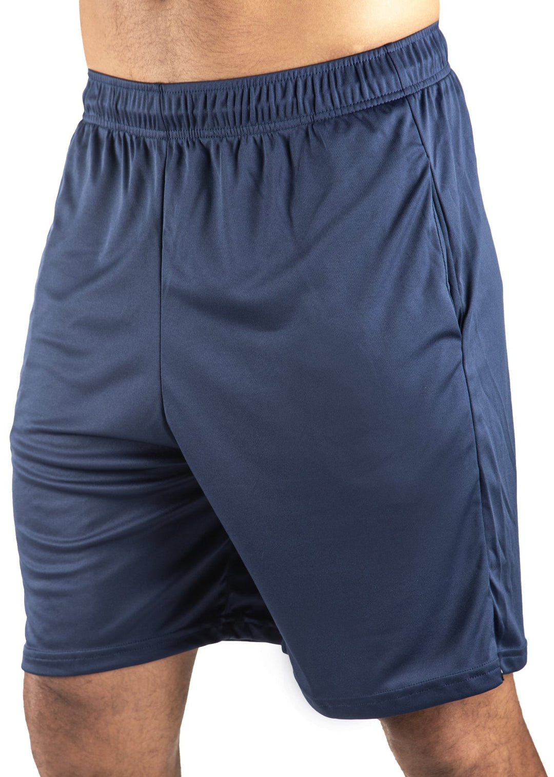 WSI Sportswear Men's Microtech™ Coach's Gym Short Made in USA, Breathable and lightweight for more mobility, Side pockets, Wicks moisture, 8.34" inseam