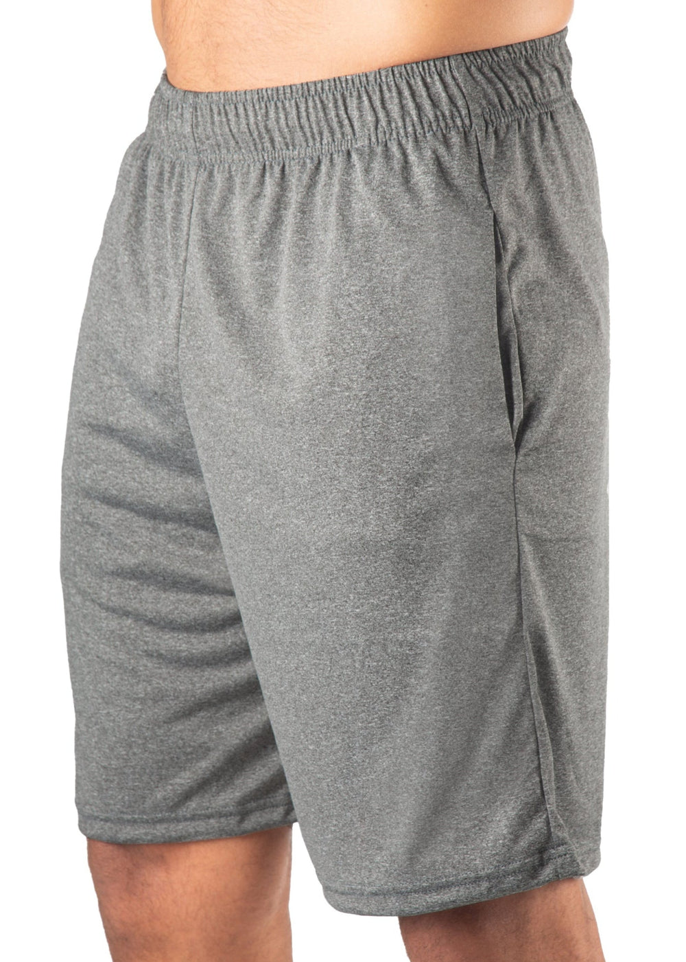 WSI Sportswear Men's Microtech™ Coach's Gym Short Made in USA, Breathable and lightweight for more mobility, Side pockets, Wicks moisture, 8.34" inseam
