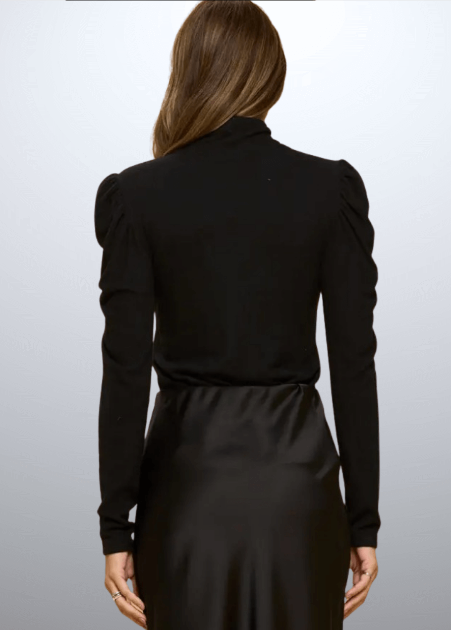 Gwendolyn Puff Sleeve Turtleneck