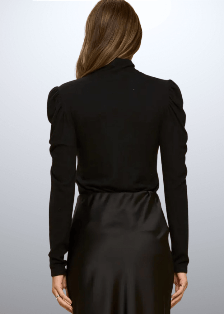 Gwendolyn Puff Sleeve Turtleneck