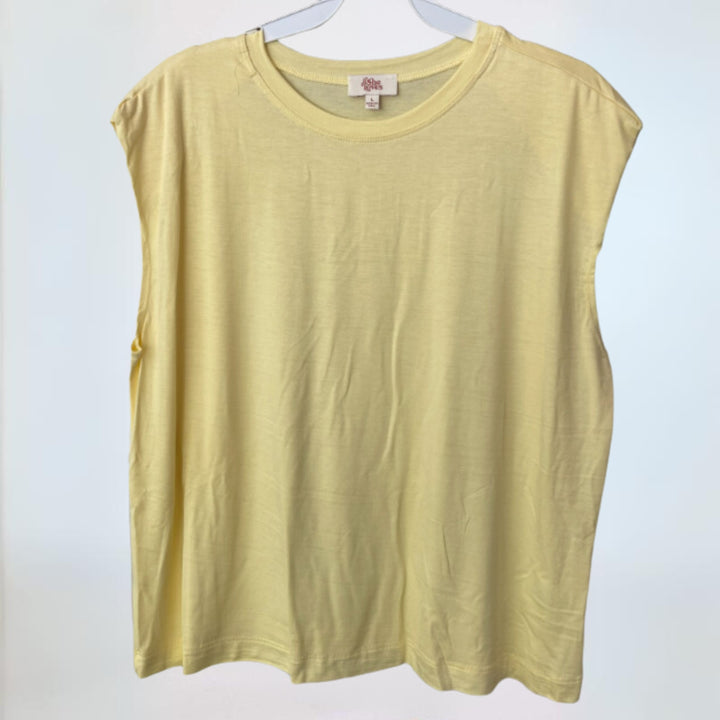 USA Made Women's Super Soft Muscle Tee by If She Loves in Black, Red, Sage, Grey, Ivory  Pink, Lavender, Taupe or Yellow | Classy Cozy Cool Made in America Clothing Boutique