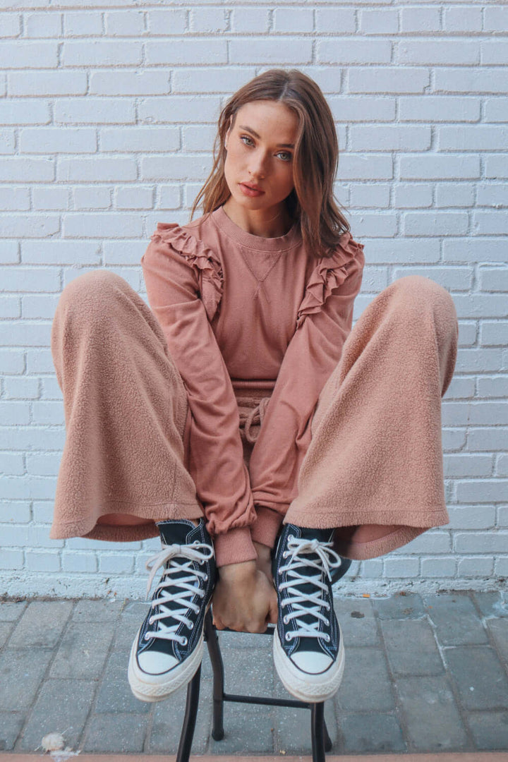 People of Leisure - This lightweight, hemp and organic cotton top is named after our very own Leisure girl, the Jade is an update to the classic long sleeve top. Same shape and ruffle sleeves