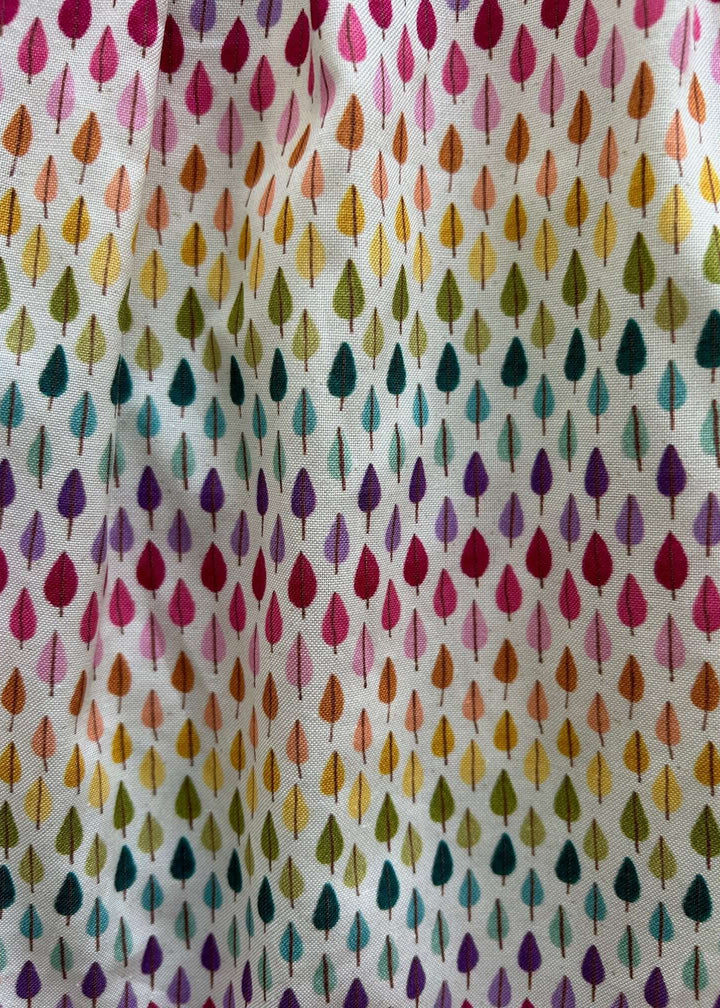 Mod Style Made in USA Dress, Fun and totally functional, this retro dress is bound to be your new favorite! Shown in our Rainbow Drop print, this 60s style cotton dress features a contrast Peter Pan collar, contrast piping throughout, a-line skirt with side pockets, and a back zippered closure.