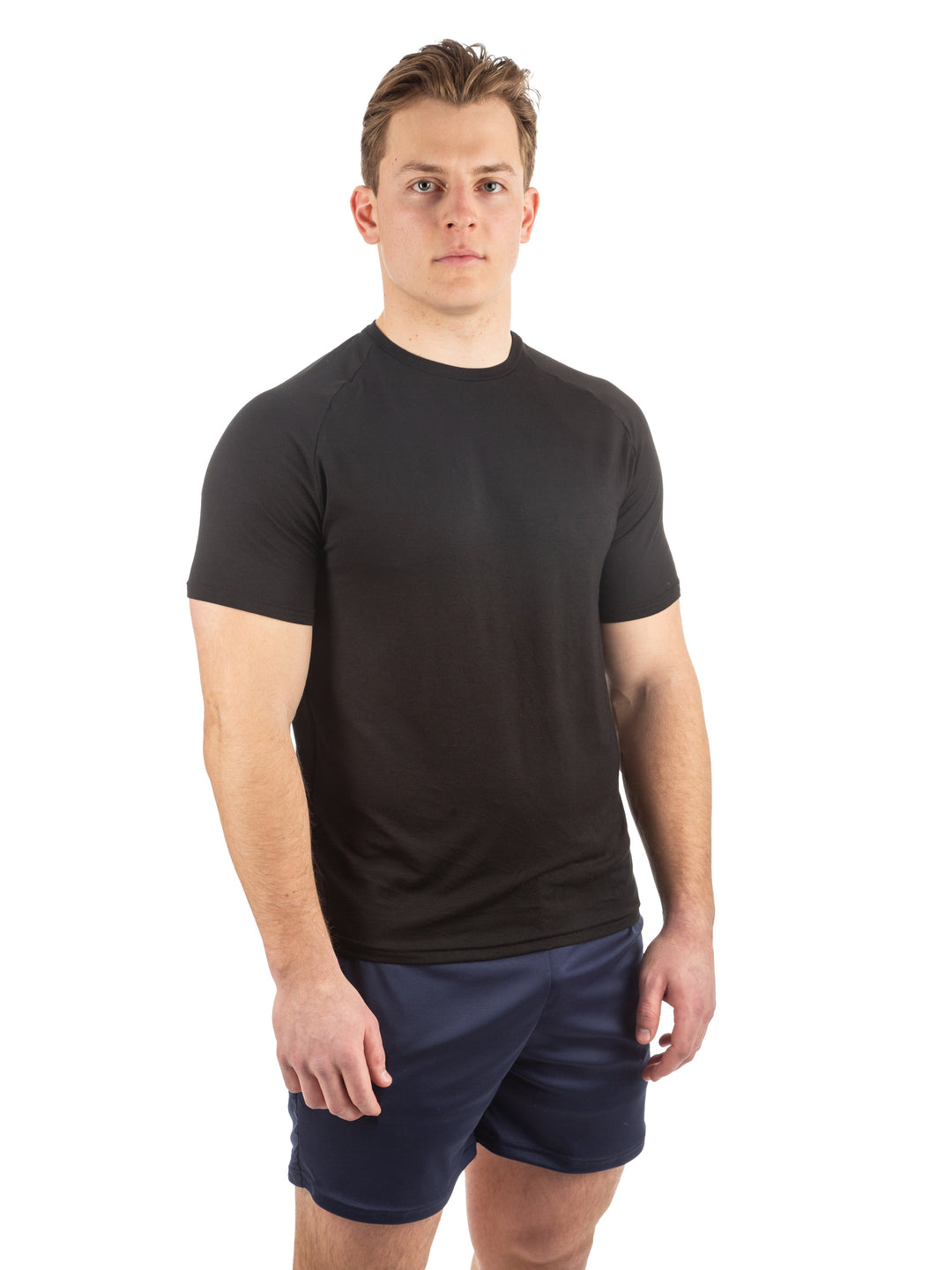 Made in USA. WSI Sportswear Men’s Microtech™ Pocketed Gym Short 5'' Inseam. Lightweight. Moisture Wicking. Drawstring Waist. Gray Shorts.