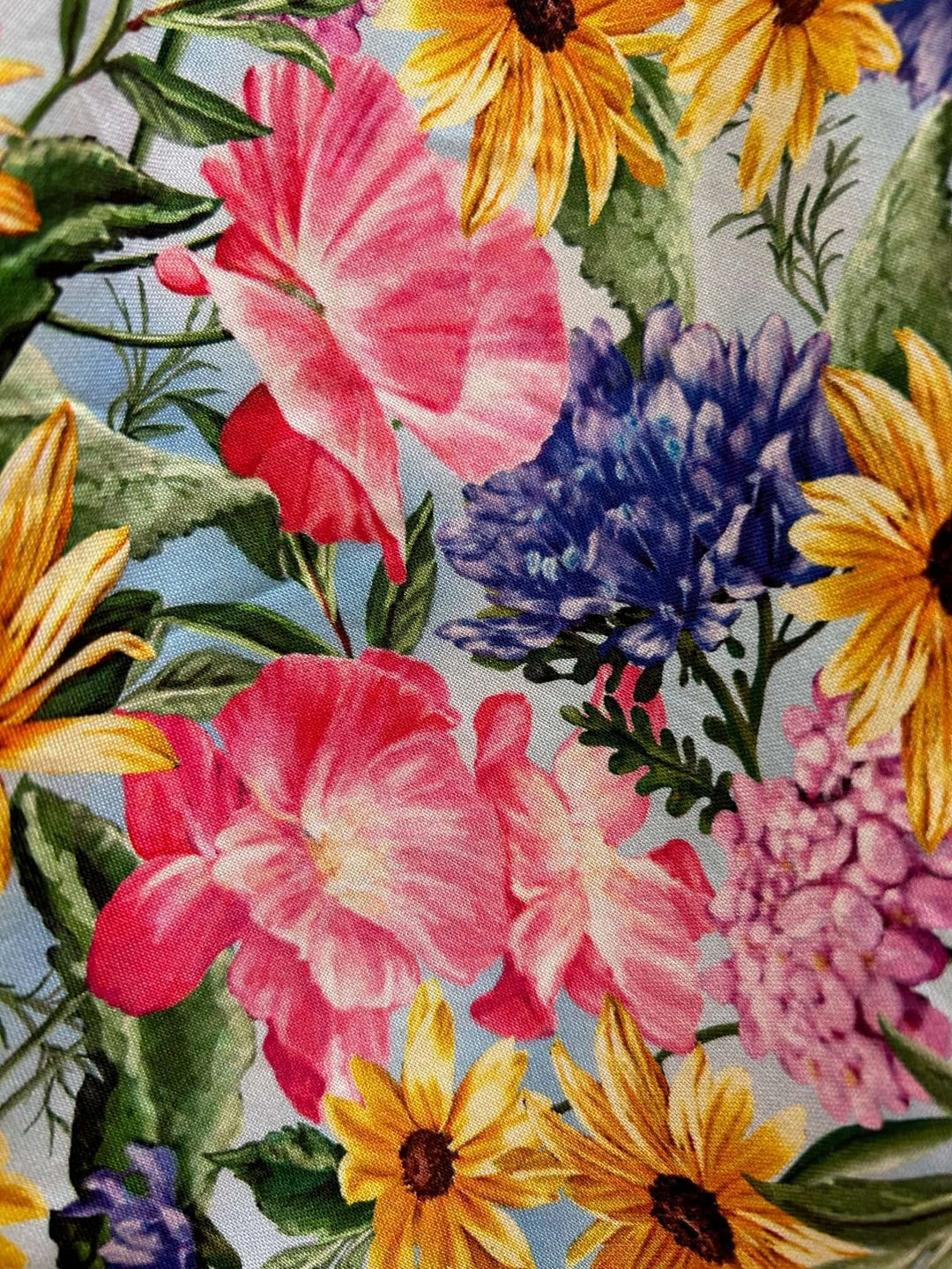 Made in USA, A women's vintage style piece with fun, modern details; our midi skirt is now available in our floral print. Made from 100% cotton