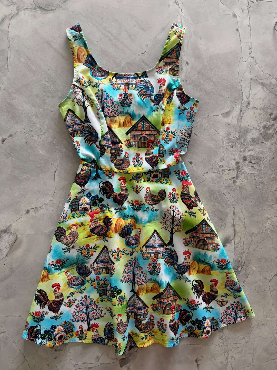 vintage style skater dress NANETTE