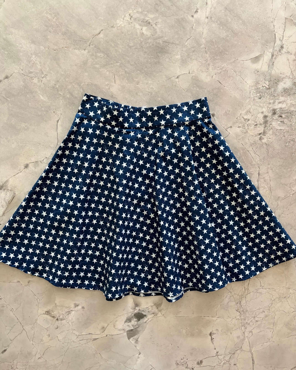 Made in USA. Shop the Stars cotton skater skirt by Retrolicious, with a vintage-inspired look, elasticized back waist and true-to-size fit. XS–4X.