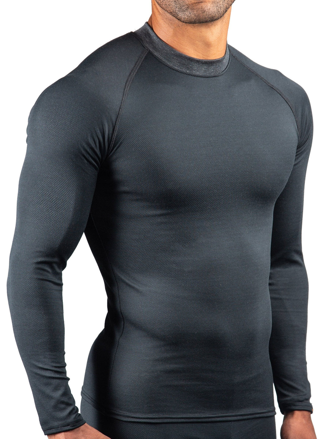Made in USA WSI Sportswear Men's HEATR® - Tundra Long Sleeve Base Layer, New and improved HEATR® is equipped with more stretch and durability! Style 661HBSB