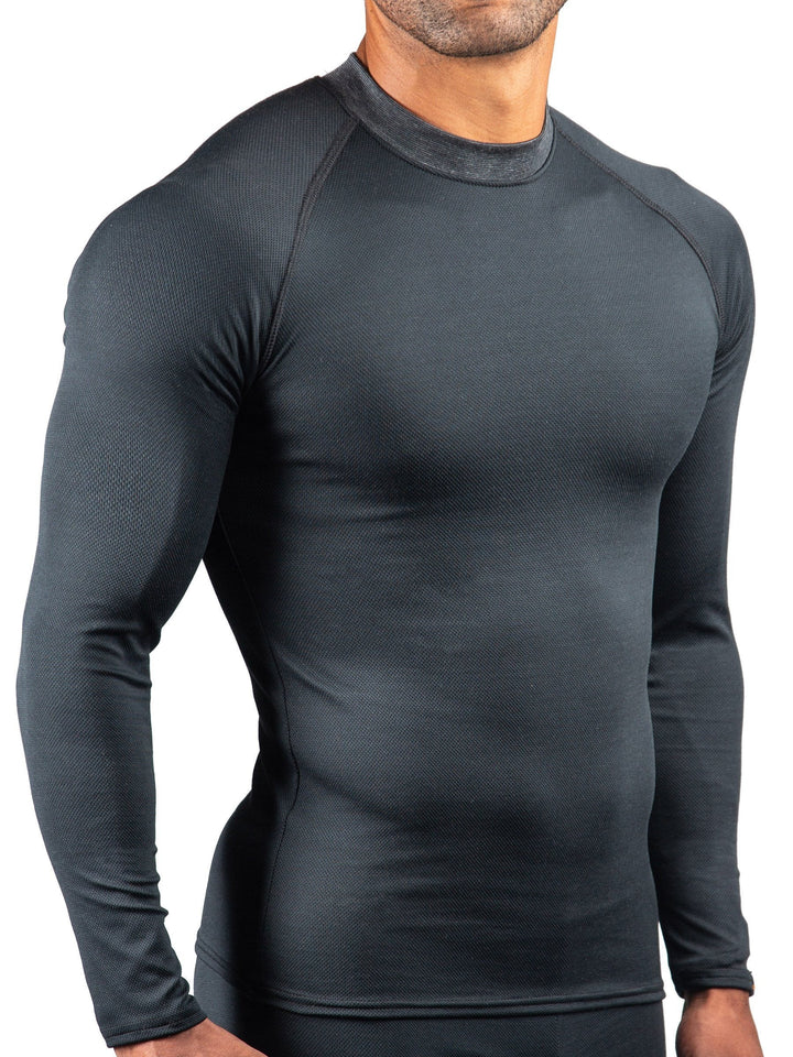 Made in USA WSI Sportswear Men's HEATR® - Tundra Long Sleeve Base Layer, New and improved HEATR® is equipped with more stretch and durability! Style 661HBSB