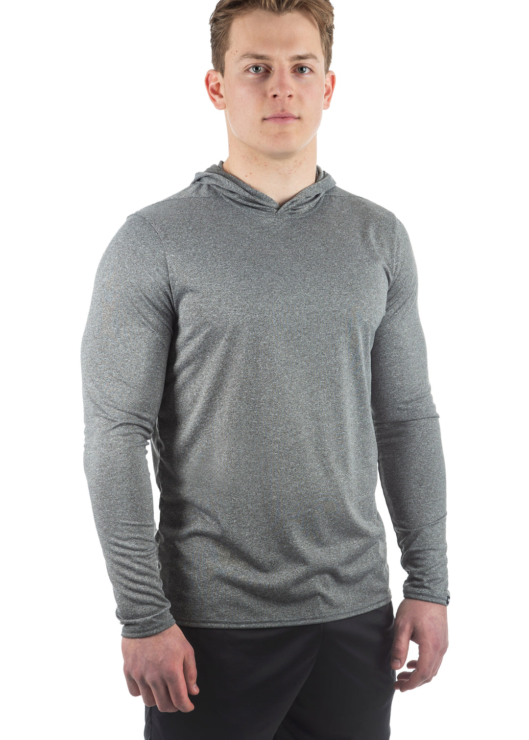 Made in USA WSI Sportswear Men's Microtech™ Lightweight Performance Hoodie, UPF50 Sun Protection, Advanced wicking properties, Anti-microbial Properties 