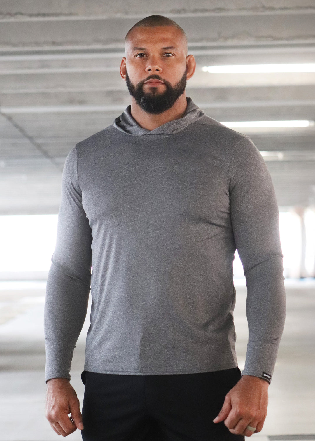 Made in USA WSI Sportswear Men's Microtech™ Lightweight Performance Hoodie, UPF50 Sun Protection, Advanced wicking properties, Anti-microbial Properties 