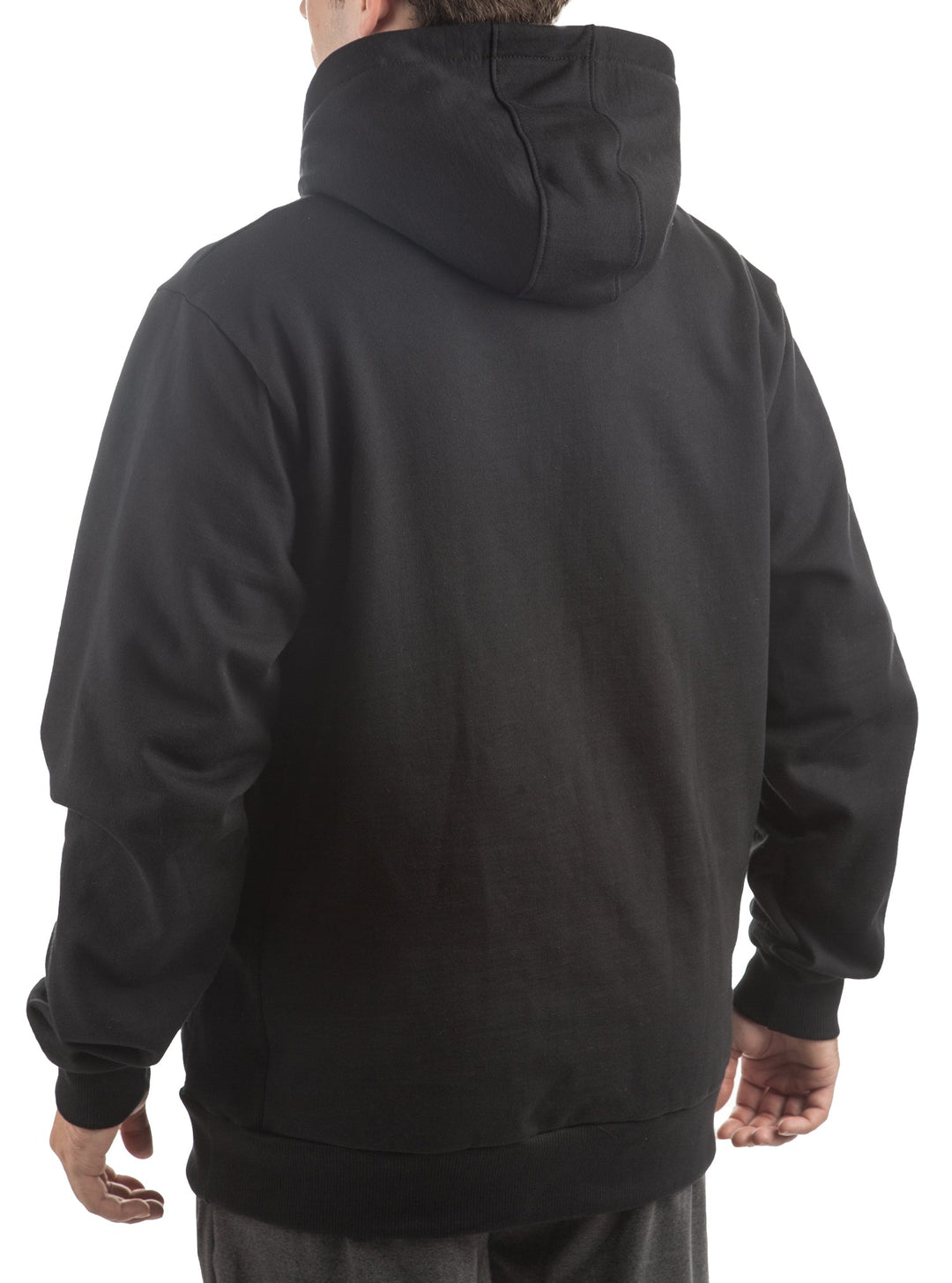 Made in USA WSI Sportswear Men's Game Changer Hoodie with faux fur pouch in Black,  Loose Fit Outer layer, Ultra-plush faux fur pouch on the front Super comfortable and durable 14 ounce heavy-weight fleece, Built in hood, Ribbed cuffs for better fit Great for quick warmups or on the side-lines to keep you and your hands extra warm 
